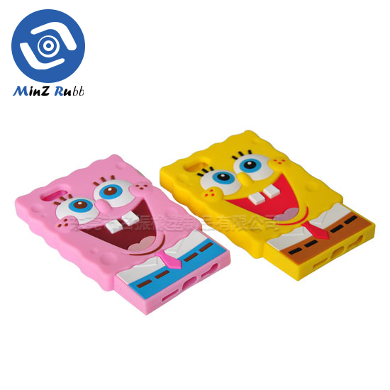 海綿寶寶手機(jī)硅膠保護(hù)套 滴膠硅膠保護(hù)套